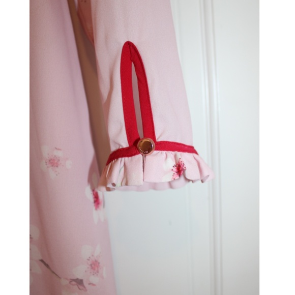 Ted Baker Pink Mini Long Sleeve Pink Dress Size 1 ( US 4) - Picture 5 of 6